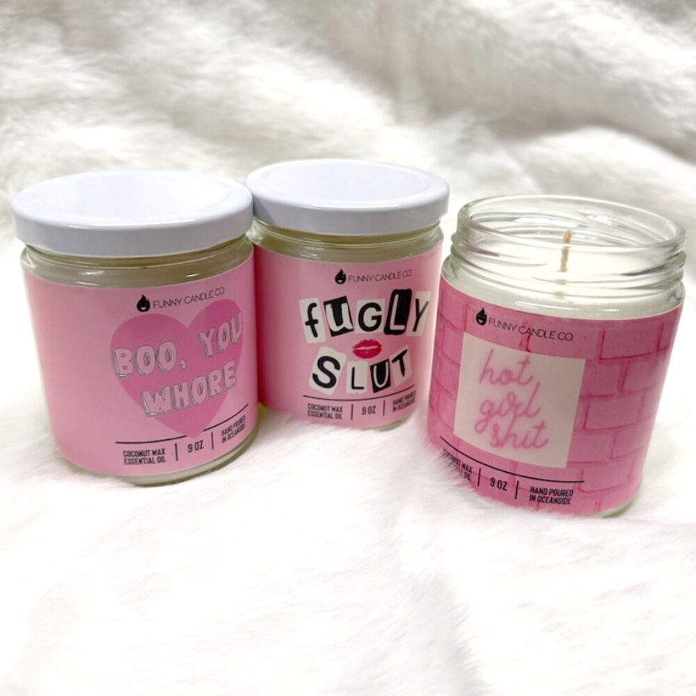 ⭐️NEW⭐️Set of 3 / Funny Candle Co. Coconut Wax Candles